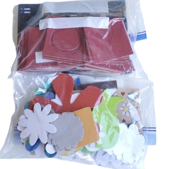 Assorted Lot of Scrapbooking Items Letters & Flower Accents - Picture 1 of 16